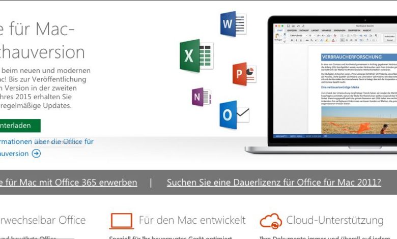 Office 2016 Mac OS X