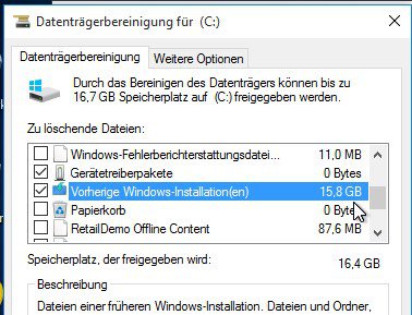 Windows 10 Bereinigen