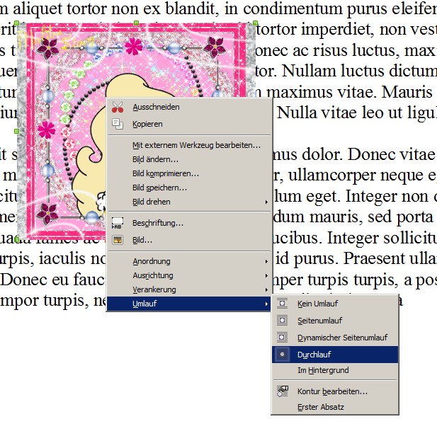 Text Um Bild Fliessen Lassen Powerpoint