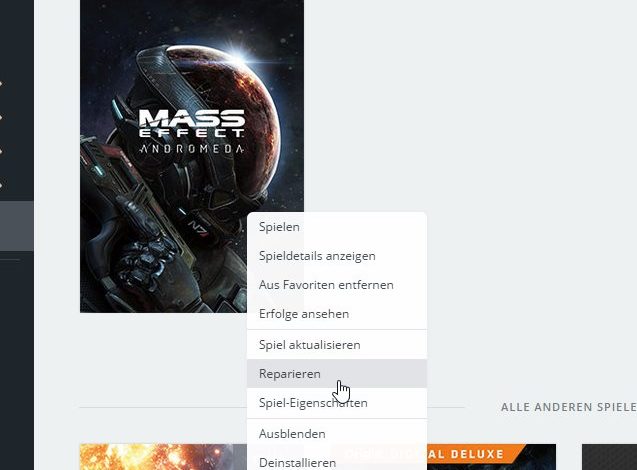 Mass Effect: Andromeda Sprache