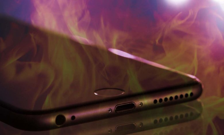 Das iPhone muss nicht gerade in Flammen aufgehen – Permanente Hitze ist aber trotzdem nicht gut.