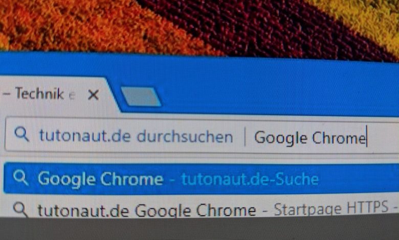 Google Chrome Domains durchsuchen