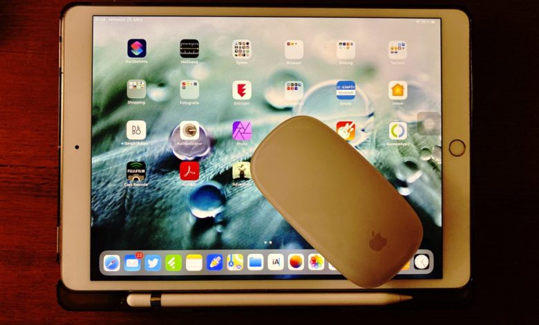 Das iPad kann jetzt mit der Maus bedient werden. (Foto: Tutonaut)