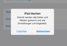 iOS 7 Wiederherstellung