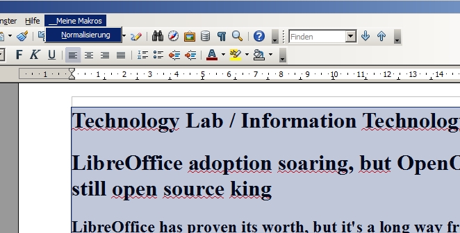 OpenOffice-Makros