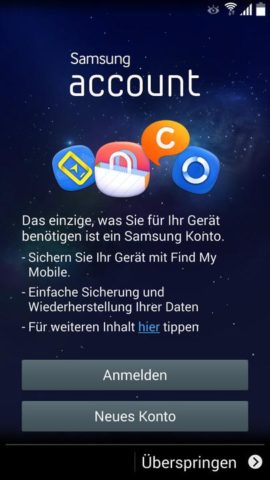 Samsung_Einrichten_2 Samsung Account einrichten
