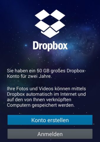 Samsung_Einrichten_8 Dropbox einrichten