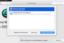 Time Machine Netzwerk