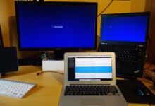 Windows und Macbook