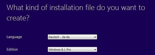 Windows 8.1 USB-installation