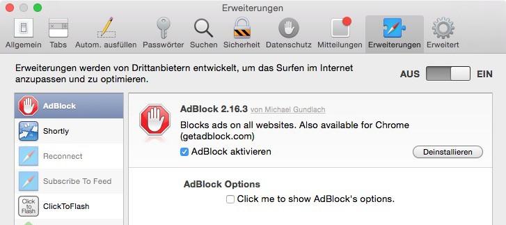 Adblocker schaden Websites.