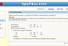 FritzBox IP-Einstellungen