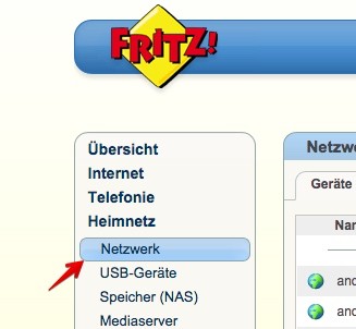 Fritzbox Netzwerkeinstellungen