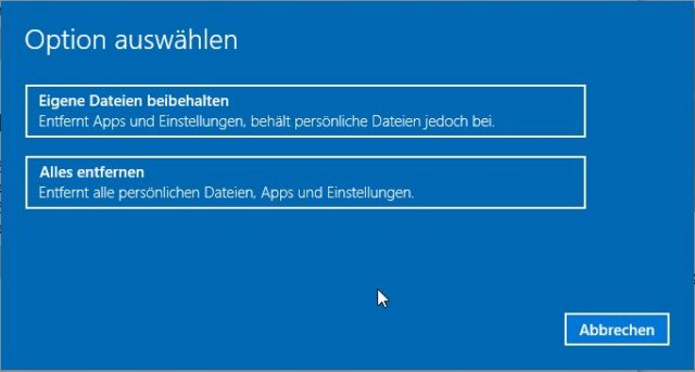 Windows 10 zurücksetzen_03