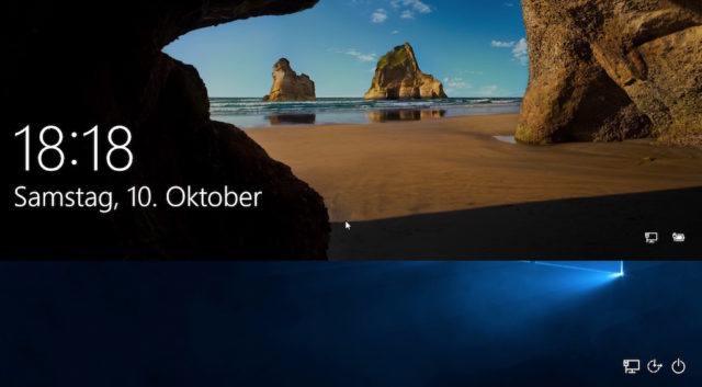 Windows 10 Lockscreen