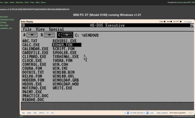 IBM XT Emulator