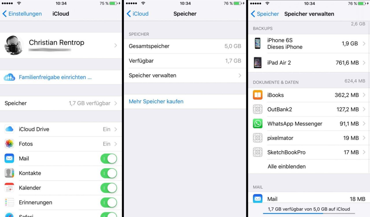Anleitung: Was tun, wenn der iCloud-Speicher voll ist? | Tutonaut.de