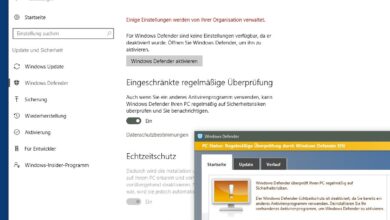 Virenscanner Windows Defender