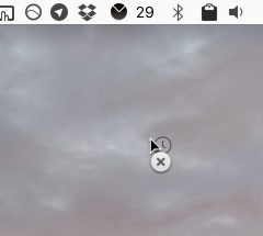 Menüleiste Icon löschen macOS