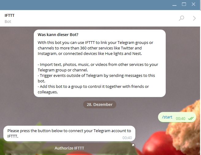 telegram-ifttt-wordpress