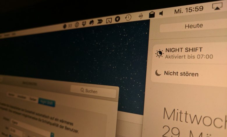 Night Shift Mac