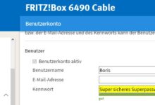 Fritzbox neues Passwort