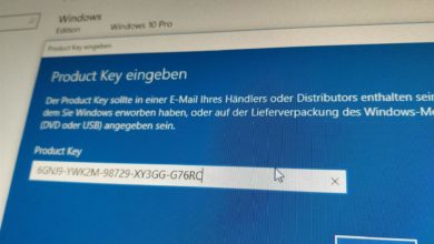 Windows 10 Key Aktivierung