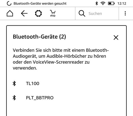 Kindle Bluetooth Kopfhörer