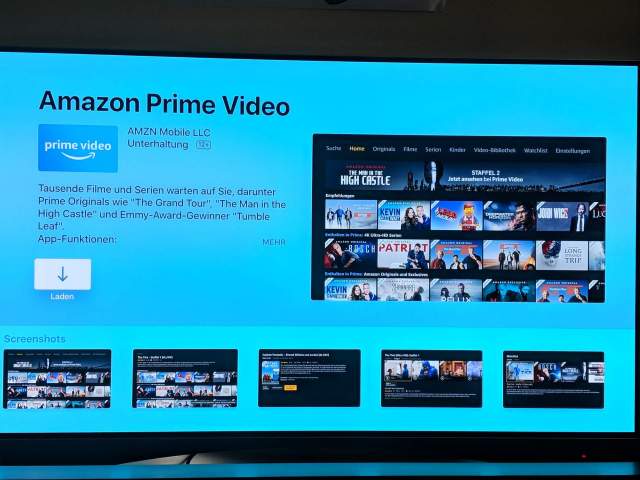 Apple TV 4 Prime Video App