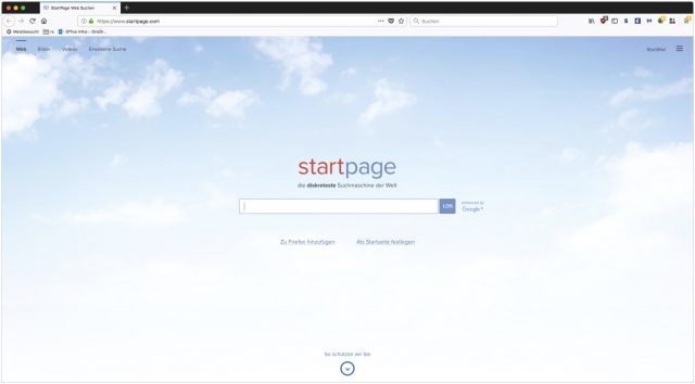 Google-Alternative Startpage