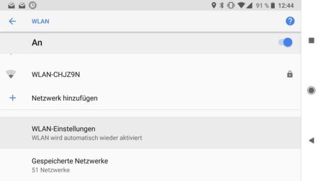 Android WLAN erweitert