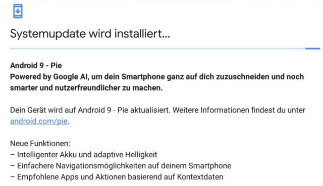 Android 9 Changelog
