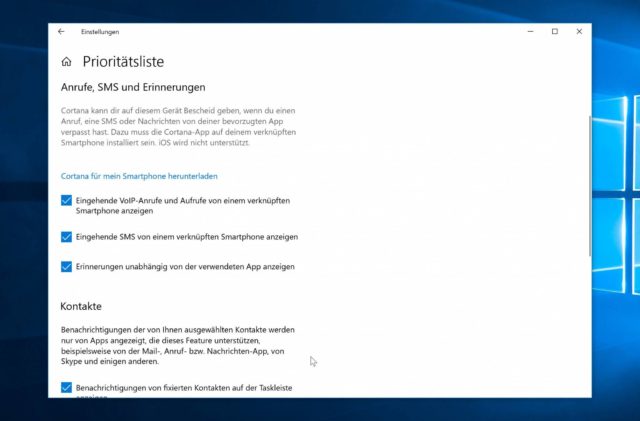 Windows 10 Benachrichtigungsassistent Ausnahmen