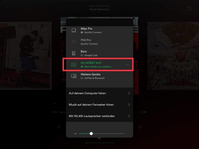 Multiroom mit Spotify nutzen