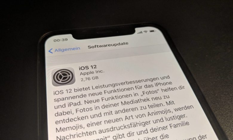 iOS 12 Final Update installieren