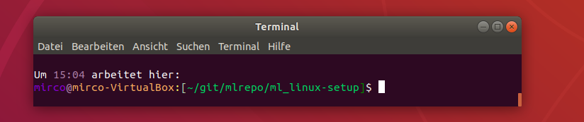 linux terminal bash prompt