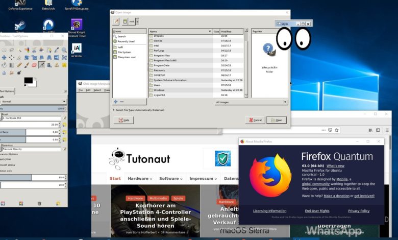 Linux-Apps unter Windows 10