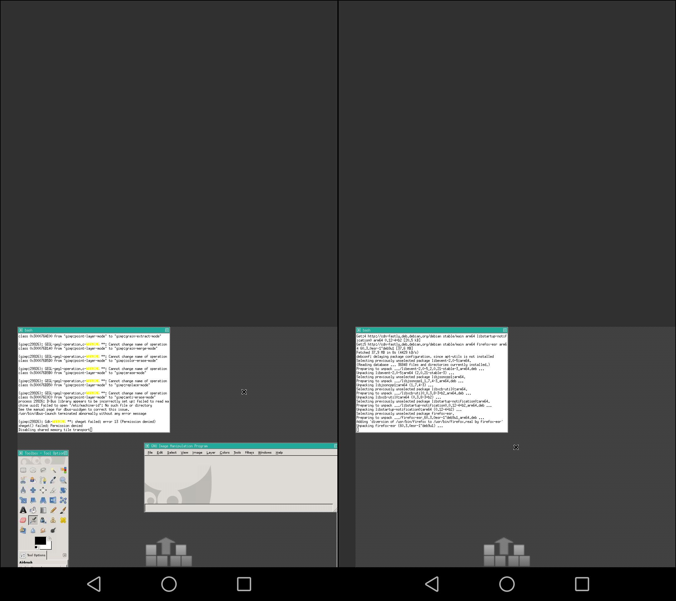 userland linux on android