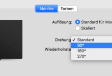 Bildschirme drehen? Kein Problem!