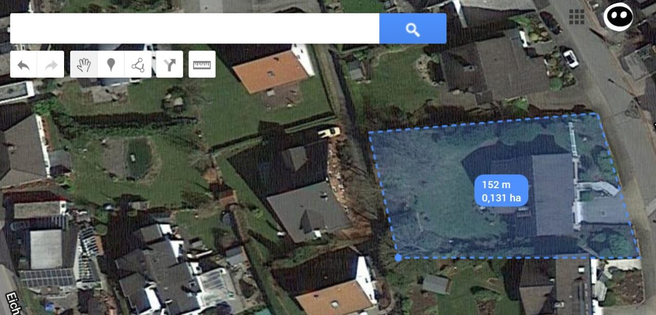 Google Maps Flächen und Strecken messen Tutonaut
