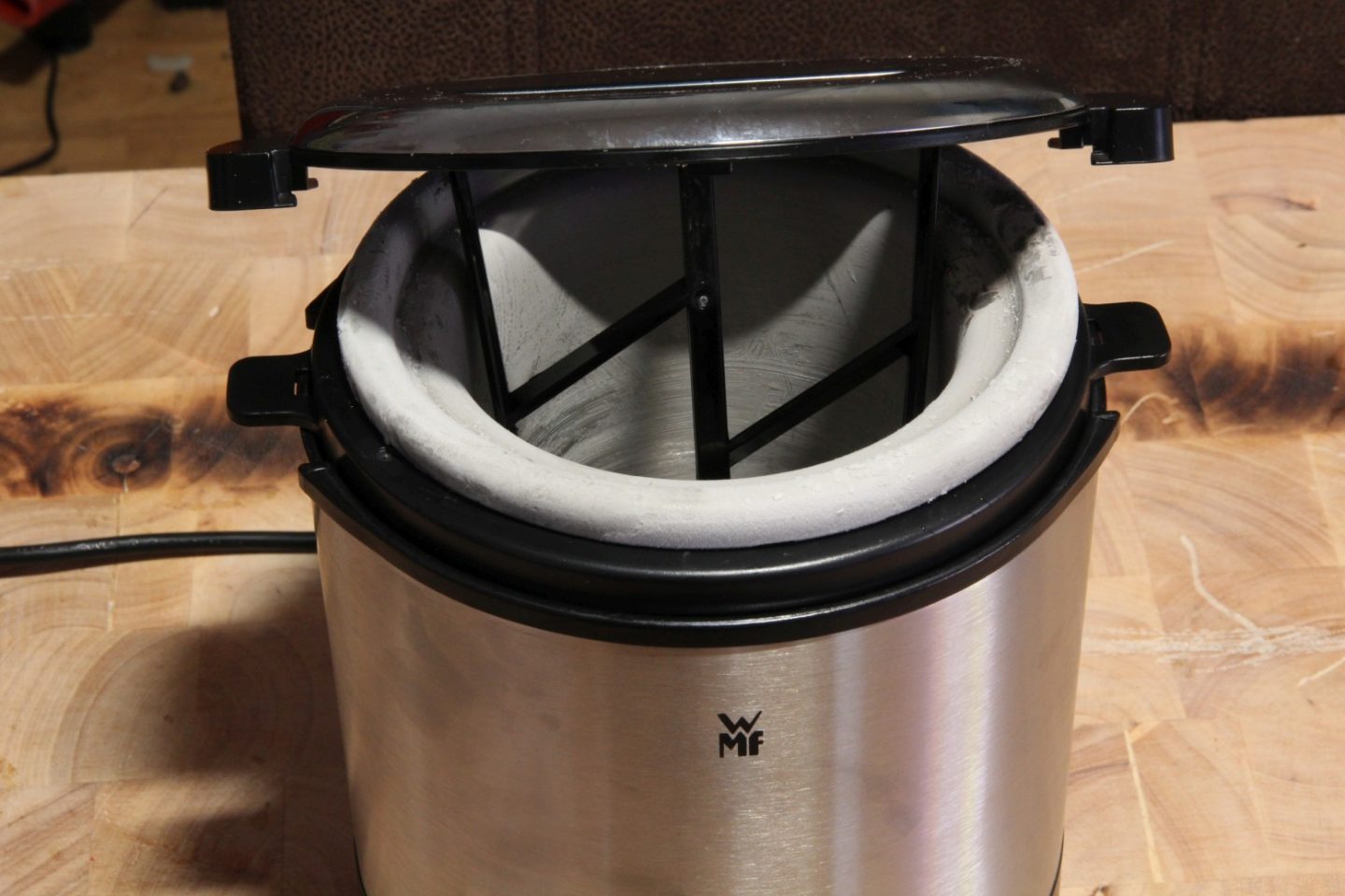 fÃ¼r eine Portion mit Rezepten Lakeland Mini-Eismaschine 14,5 cm Ã˜ x 17 cm H