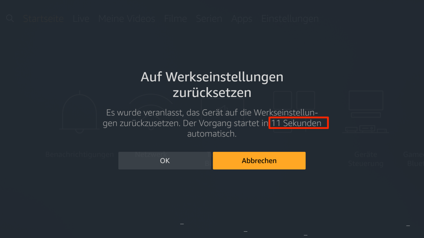 Amazon Fire TV auf Werkseinstellungen zurücksetzen  Tutonaut.de