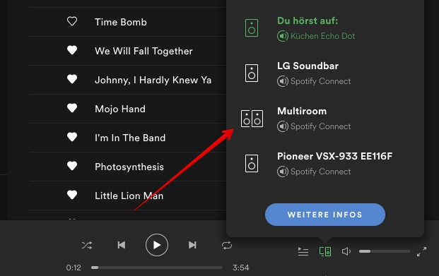 Spotify multiroom echo hot sale