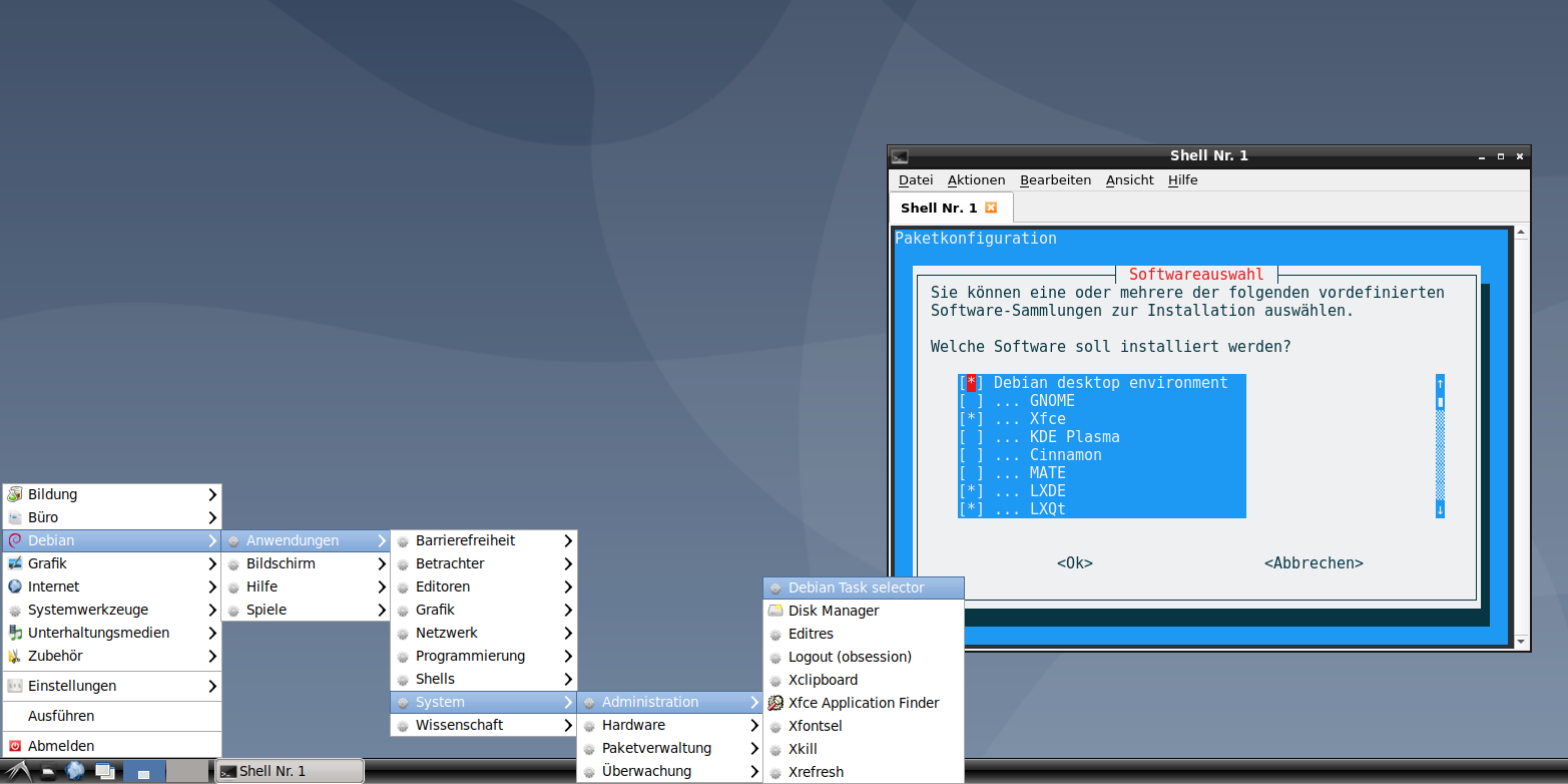 linux desktop screenshot