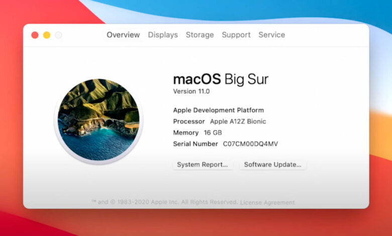 Der Mac läuft künftig mit ARM-Prozessoren (Bild: Apple WWDC 2020)