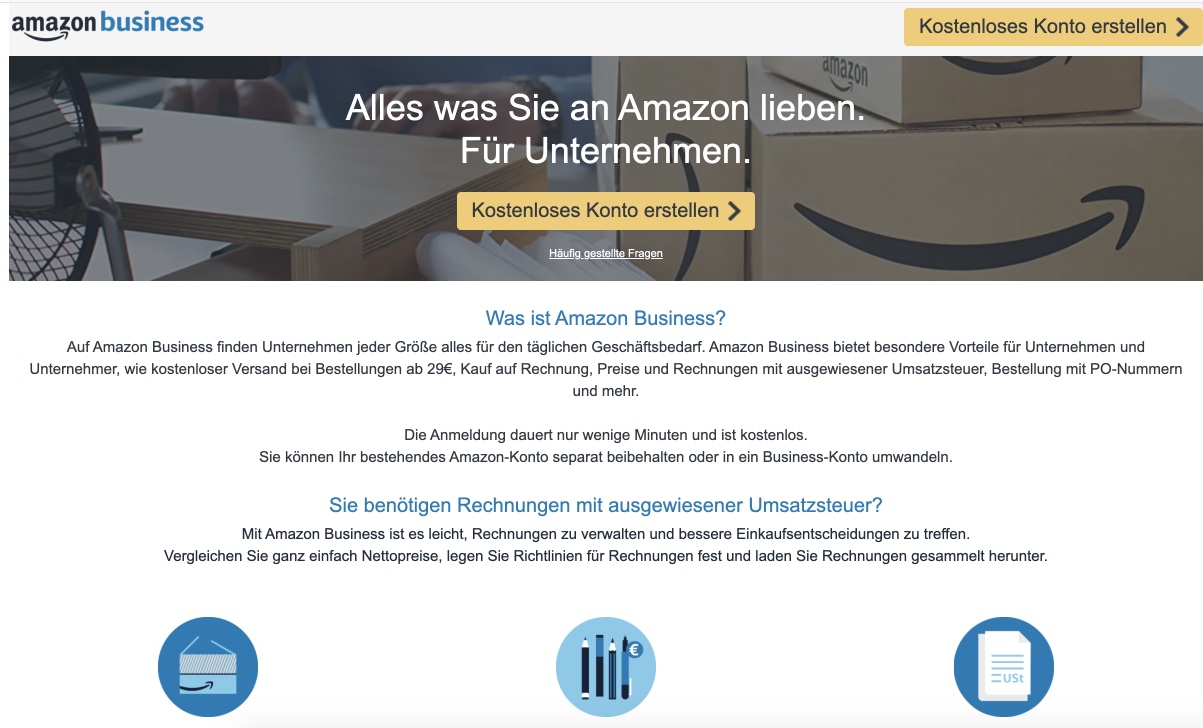 Amazon Business Prime Duo PrimeLösung für SoloUnternehmer Tutonaut.de