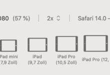 Safari besitzt einen praktischen Responsive-Modus.