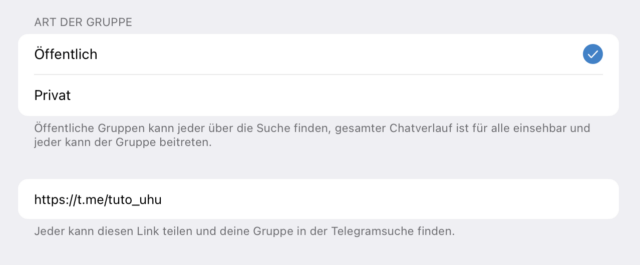 Anleitung: Öffentliche Telegram-Gruppe erstellen | Tutonaut.de