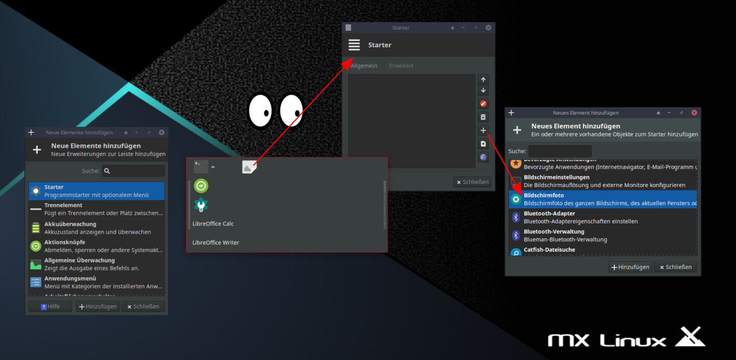 mx linux screenshot