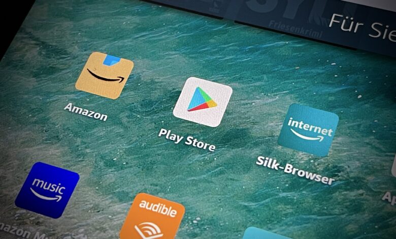 Amazon Fire HD Google Play Store